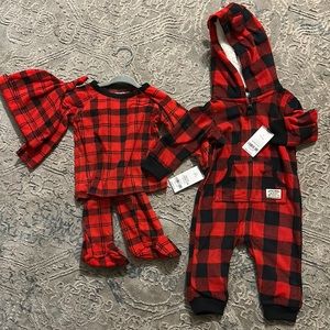 1. Baby 3 pieces 9m . 2. Baby Hood art 9 m